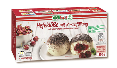 Germknödel mit Kirschfüllung