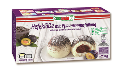 Germknödel mit Pflaumenmusfüllung